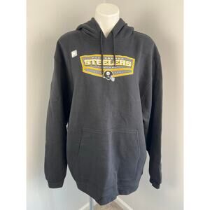 Reebok Men's Pittsburgh Steelers Football NFL Official Hoodie Large